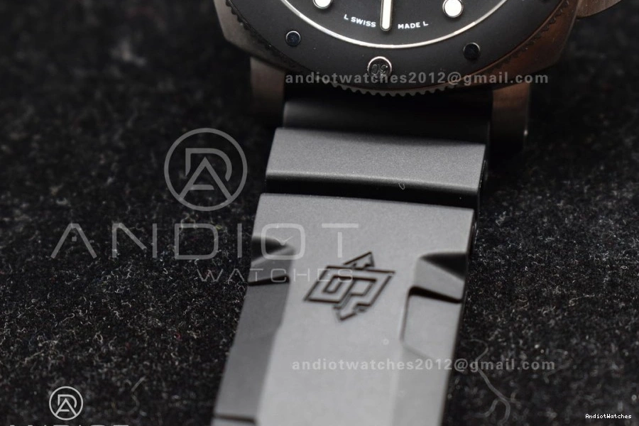 Rubber Strap 1:1 PAM683 MultiPurpose Black on Black Best XXXIV 459 Y SBF Dial Edition 0226